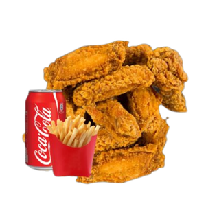 Chicken Wings Hot (10Pcs) Meal